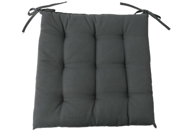 Sitzkissen BAGNO in grau aus Mischgewebe