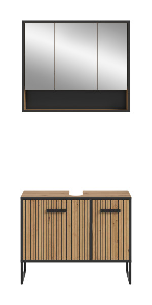 Badezimmerset BAGNO in Eiche aus Holz