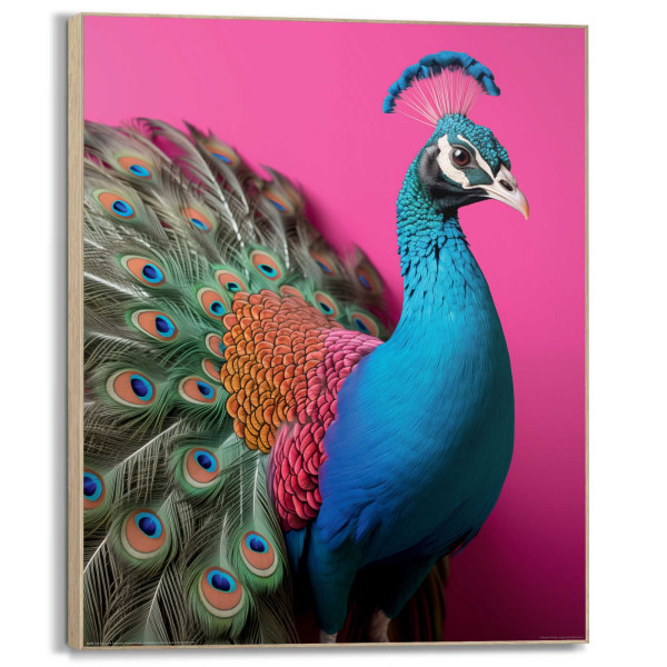 Bild PINK PEACOCK in mehrfarbig