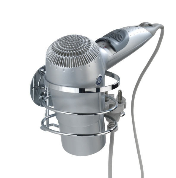 Haartrocknerhalter TURBO-LOC® in mehrfarbig aus Edelstahl
