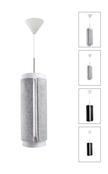 Hängelampe ZIP STAR LARGE in grau