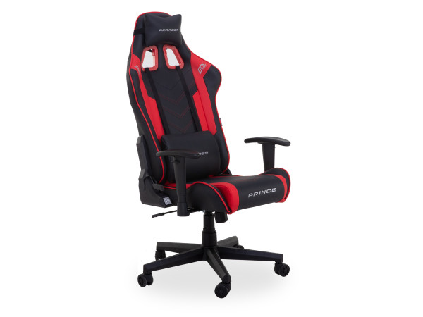 Chefsessel DX RACER in schwarz/rot aus Nylon