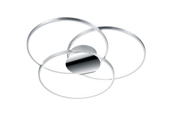 Deckenleuchte LED SEDONA in silberfarben aus Aluminium