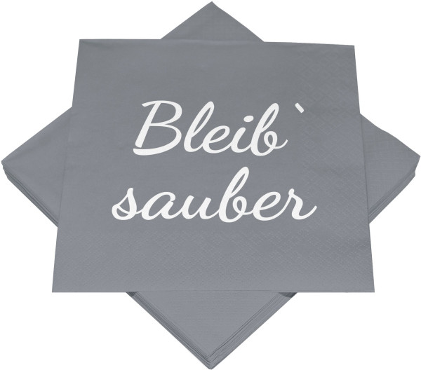 Servietten BLEIB SAUBER