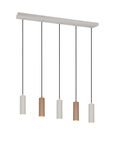Pendelleuchte SOKA in coffee aus Metall