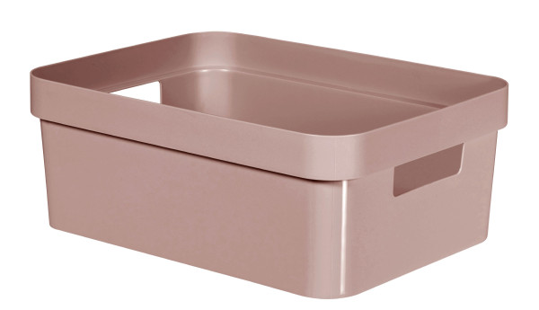 Box infinity RECYCLING 4,5L in rosa aus Polypropylen