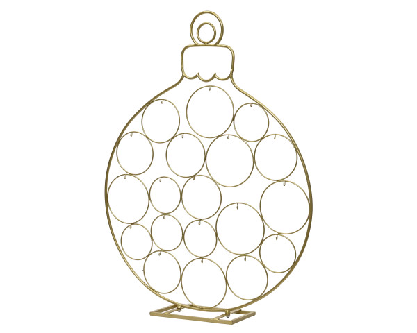 Dekoobjekt X-MAS GLOBE gold