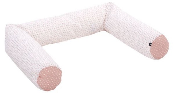 Nestchenschlange RAUTE in rosa aus Stoff