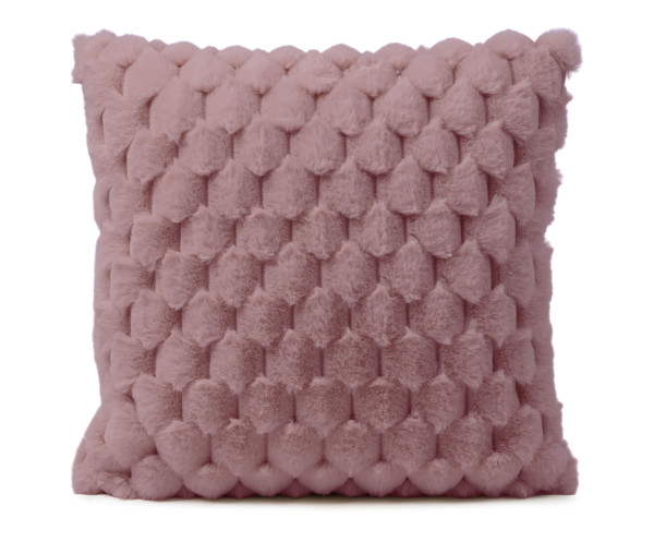 Kissen CARMEN altrosa in Altrosa aus Polyester