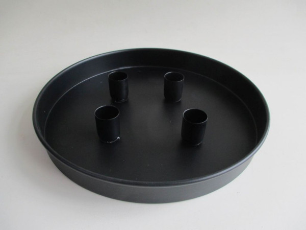 Kerzenhalter BLACK in schwarz aus Eisen