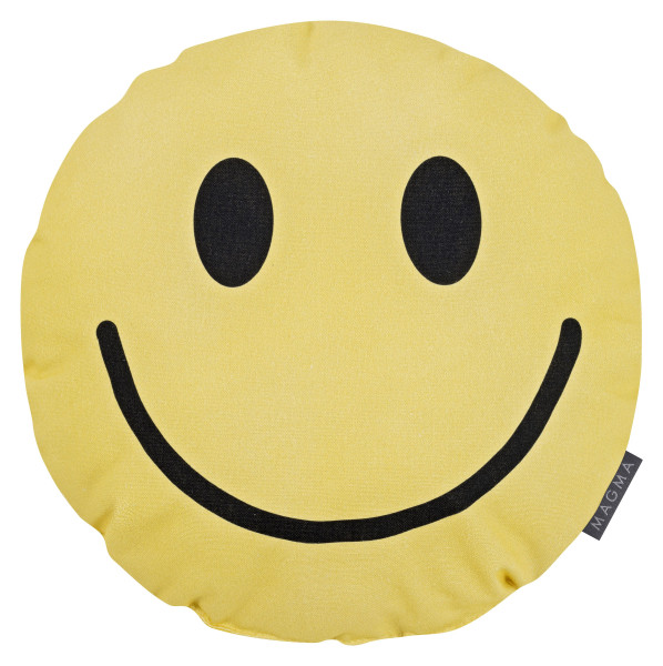 Kissen SMILE gelb
