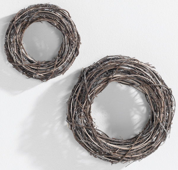 Dekokranz, Rattan braun