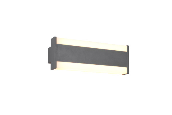 Wandleuchte DAWSON in anthrazit aus Aluminium