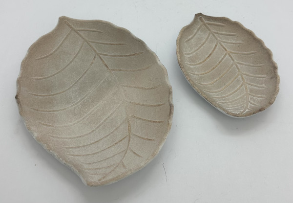 Tablett LEAF in natur aus Holz