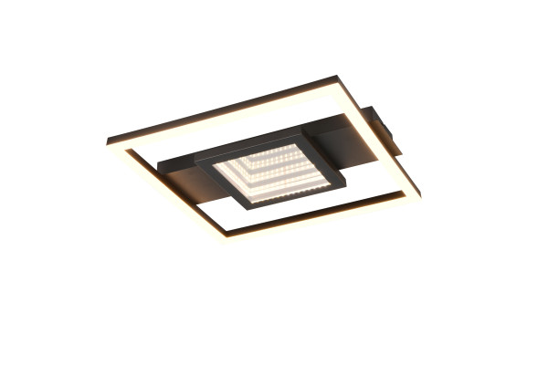 Deckenleuchte LED WHEELER in schwarz aus Metall