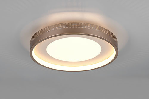 Deckenleuchte LED SOLEA in coffee aus Kunststoff