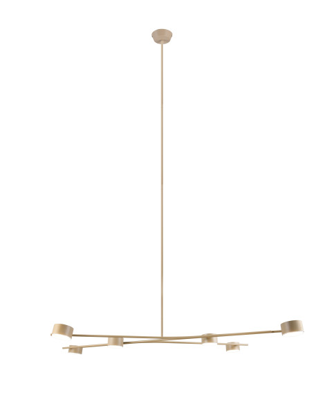 Pendelleuchte CODA in beige aus Metall