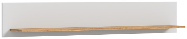 Wandboard ASHTON in aschgrau aus MDF furniert