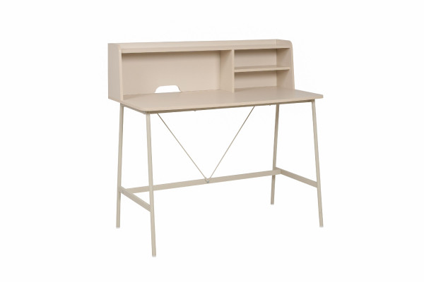 Schreibtisch KANDY in beige aus Dekor