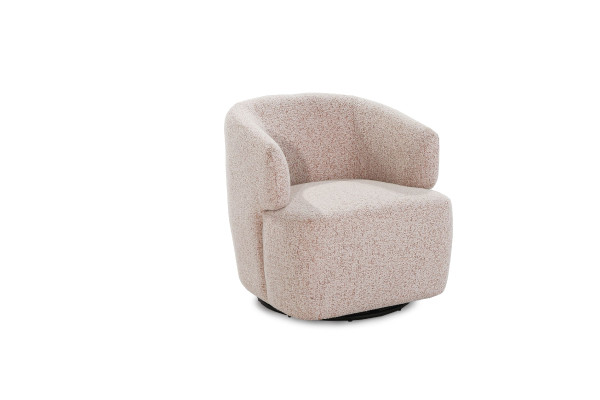 Sessel TEODORO in orange aus Stoff