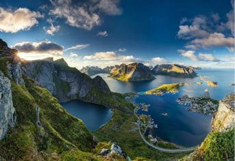 Bild LOFOTEN in mehrfarbig aus MDF