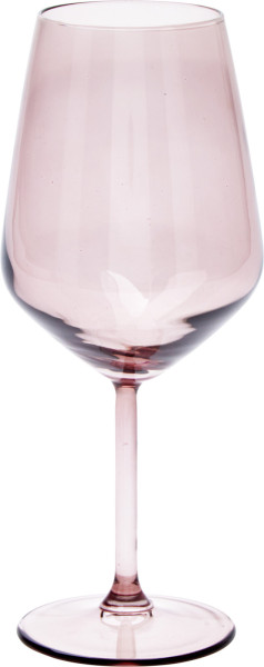 Weinglas TREVISO in rosa aus Glas