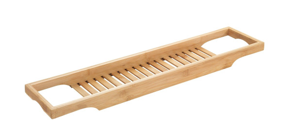 Badewannenablage BAMBUSA in braun aus Bambus