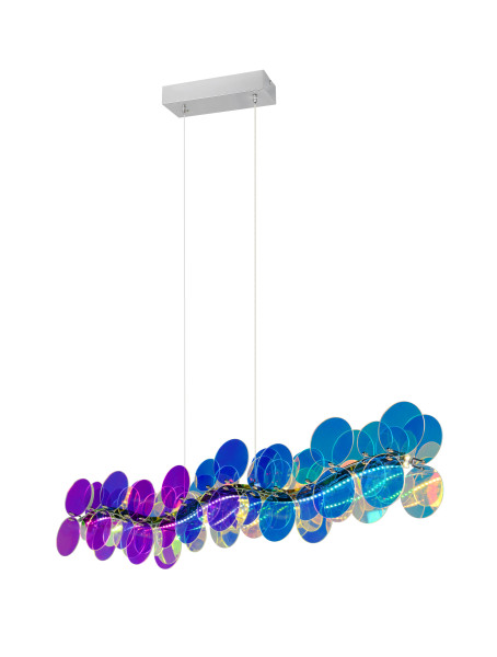 Pendelleuchte IRIDE in mehrfarbig aus Kunststoff