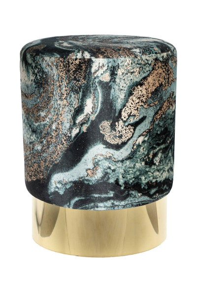 Hocker GIPSY in mehrfarbig aus Polyester