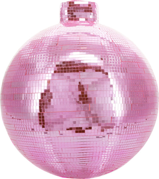 Wanddeko CHRISTMAS BALL in pink aus Glas