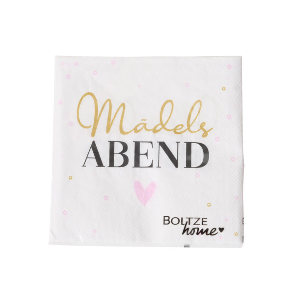 Servietten MÄDELSABEND in mehrfarbig aus Papier