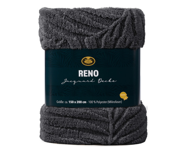 Decke RENO anthrazit