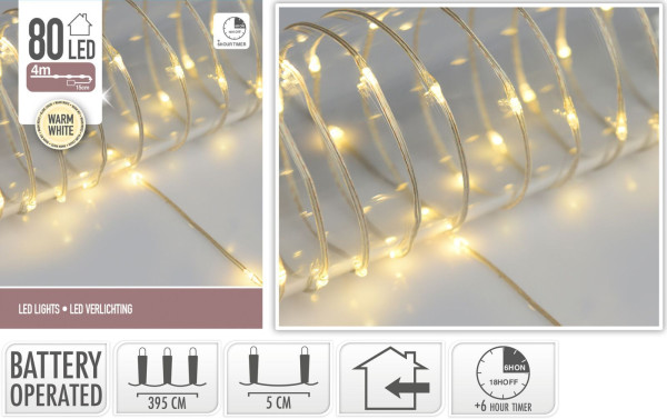 Lichterkette LED SILVER
