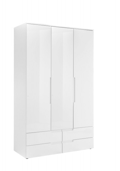 Kleiderschrank SINJA in weiß aus Dekor