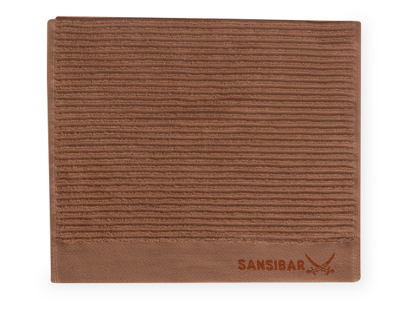 Gästetuch SANSIBAR COAST in mocha mousse aus Baumwolle