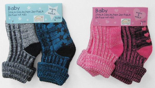 Babysocken Stricksöckchen