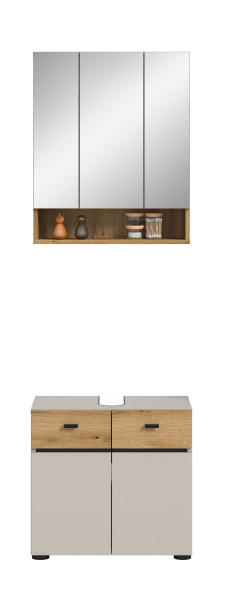 Badezimmerset AQUA in kaschmir aus Holz