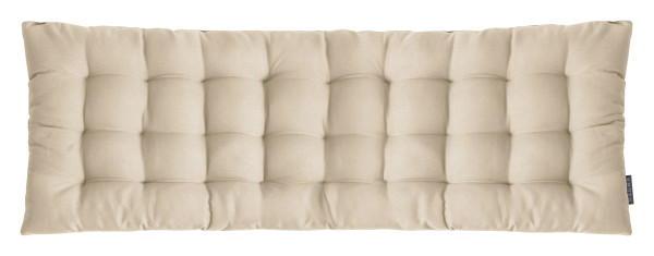 Bankkissen DIEGO beige in beige aus Baumwolle