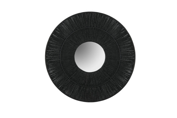 Spiegel YUKIKO in schwarz aus SISAL