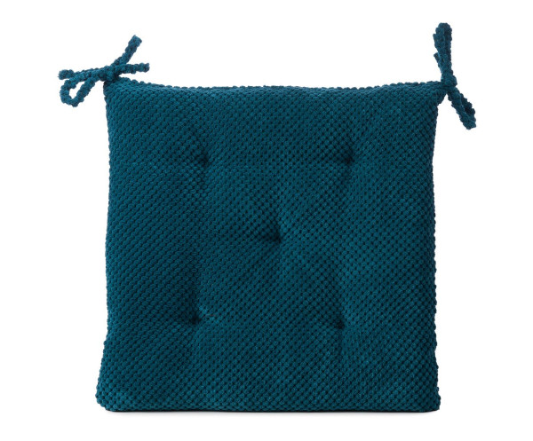 Sitzkissen SVEN petrol in petrol aus Materialmix