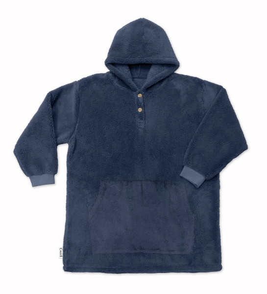 Kapuzenpullover HOODIE marine in marine aus Polyester