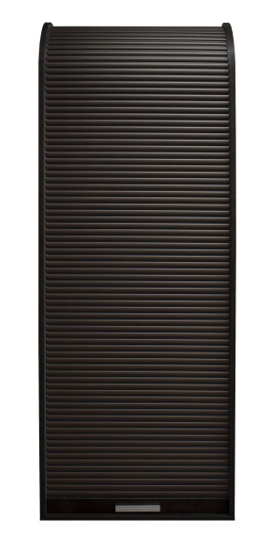 Rolladenschrank PULL in   schwarz,Rollade graph. aus Holz