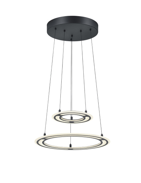 Pendelleuchte CROMER in schwarz aus Metall