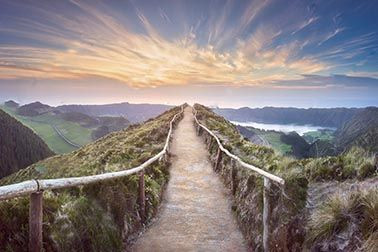 Bild WAY TO HEAVEN in mehrfarbig aus MDF