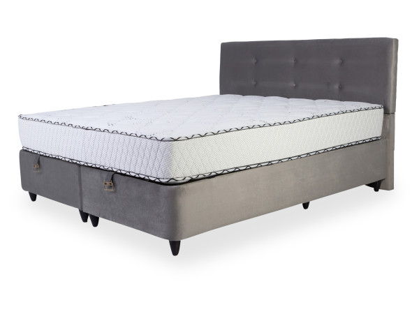 Polsterbett ALIENA aus Stoff