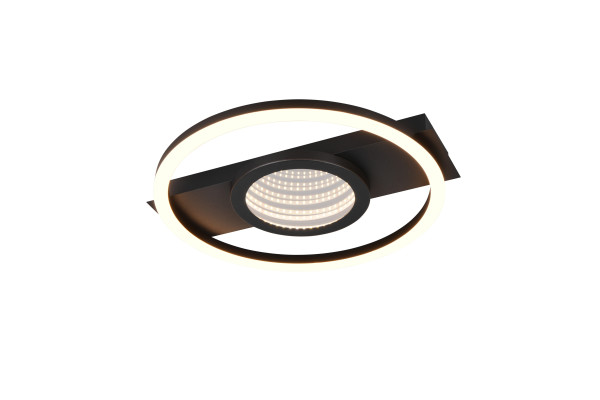 Deckenleuchte LED WHEELER in schwarz aus Metall