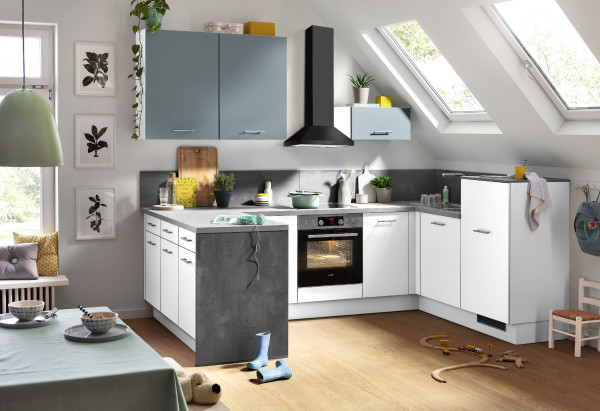 Einbauküche FAKTA FA12.0 in weiß