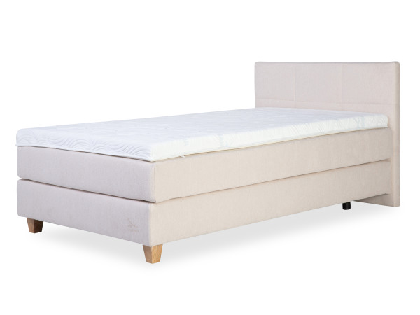 Boxspringbett SANSIBAR SUNDSMARK in almond-milk aus Stoff