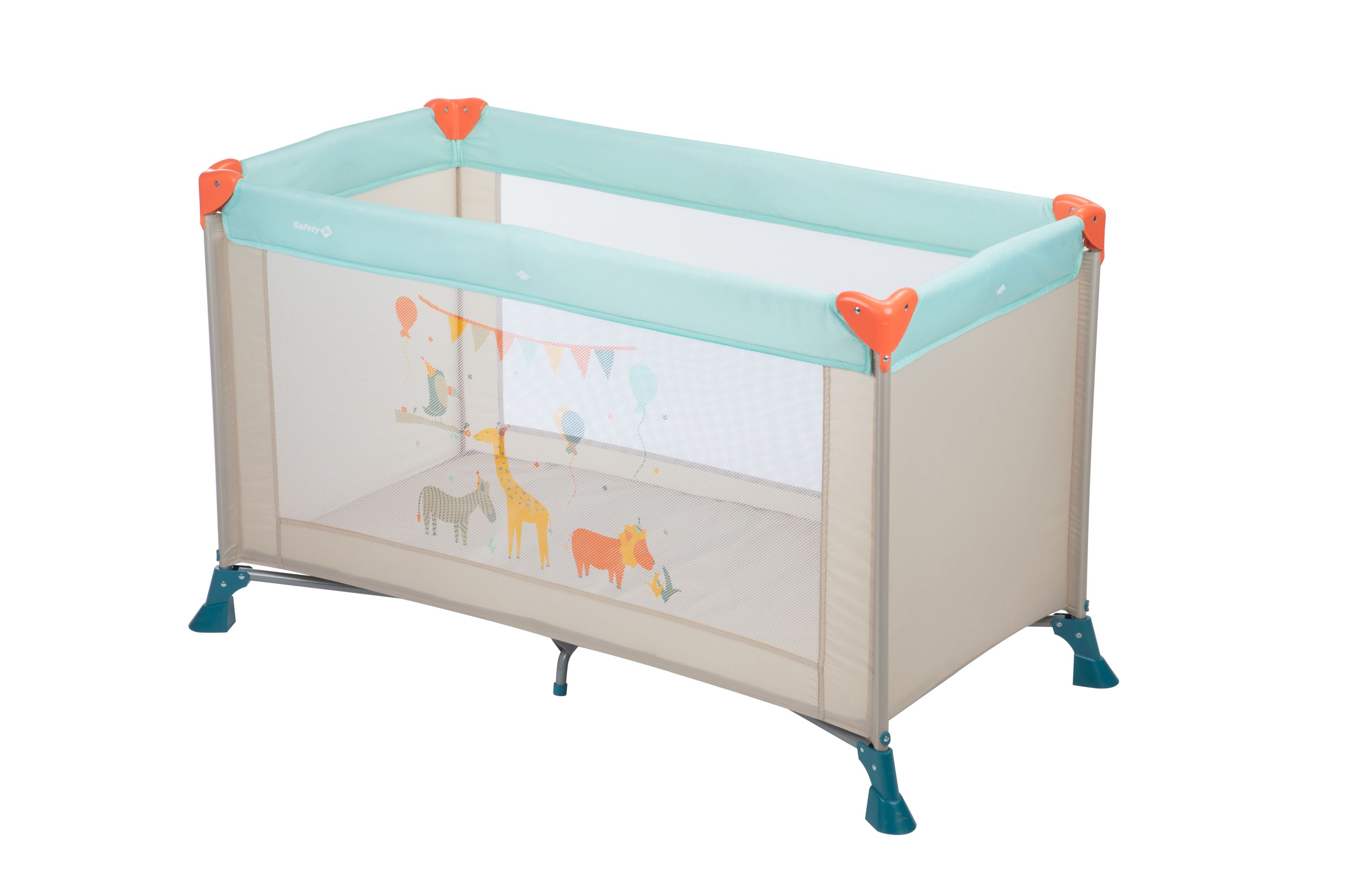 BEBE CONFORT Soft Dreams Reisebett 0-3 Jahre - Leichtes Babybett Mit Matratze 60×120 Cm | Tragetasche & Regenschirm-Faltung