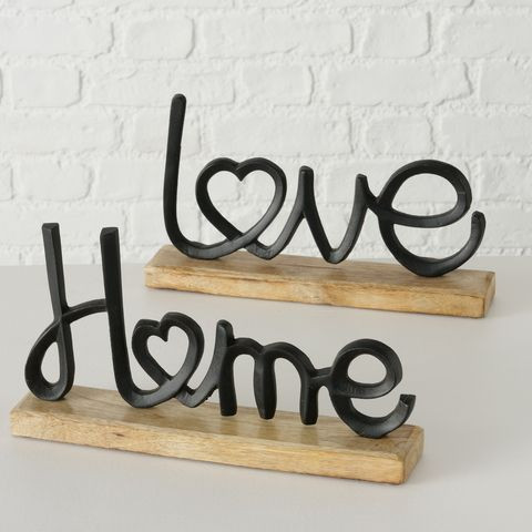 Schriftzug LOVE HOME